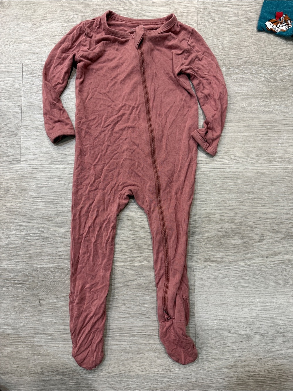 Kyte BABY Rusty Rose Footed One-Piece Pajamas 6-12